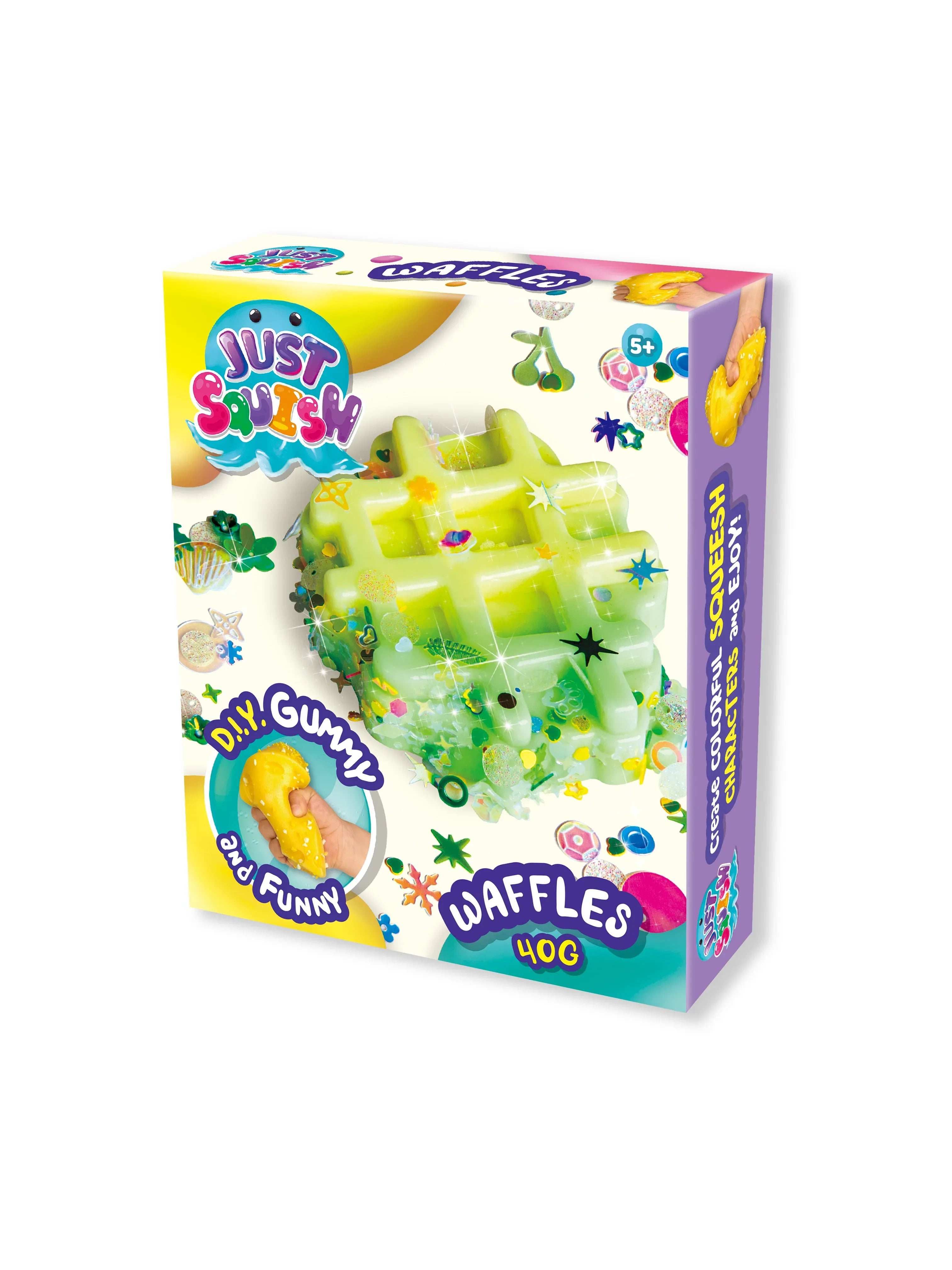 Paulinda Just Squish Waffles 40gm for kids in Kuwait